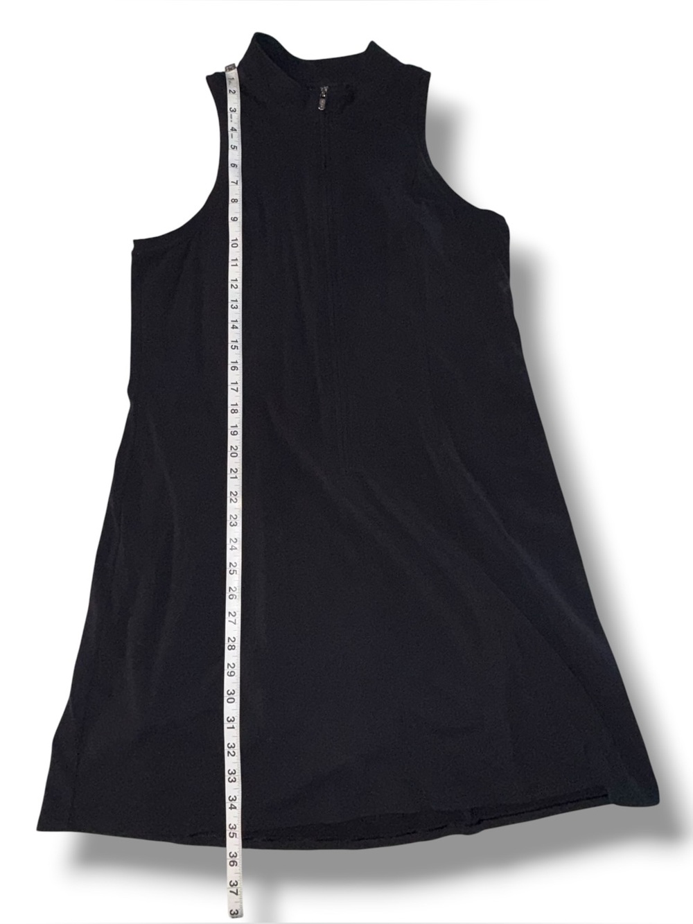 ATHLETA Swing Zip Dress - Black XL Tall - Picture 5 of 12